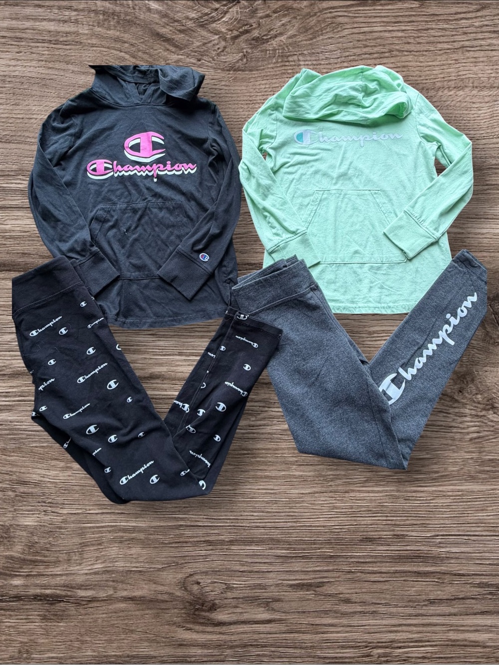 Girls Lot of 4 Champion Outfits Size Small and Medium